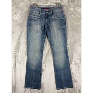 Guess Jeans Womens Size 27 Blue Wash Bootcut Denim Pants